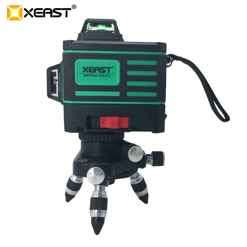 

XEAST XE-360G 12Lines Green 3D Laser Levels Self-Leveling 360 Horizontal And Vertical Cross Super Powerful Green Laser Beam Line