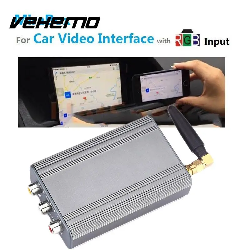 

Vehemo Car Auto Wifi Airplay Miracast Screen Mirroring Box For IOS Android Display