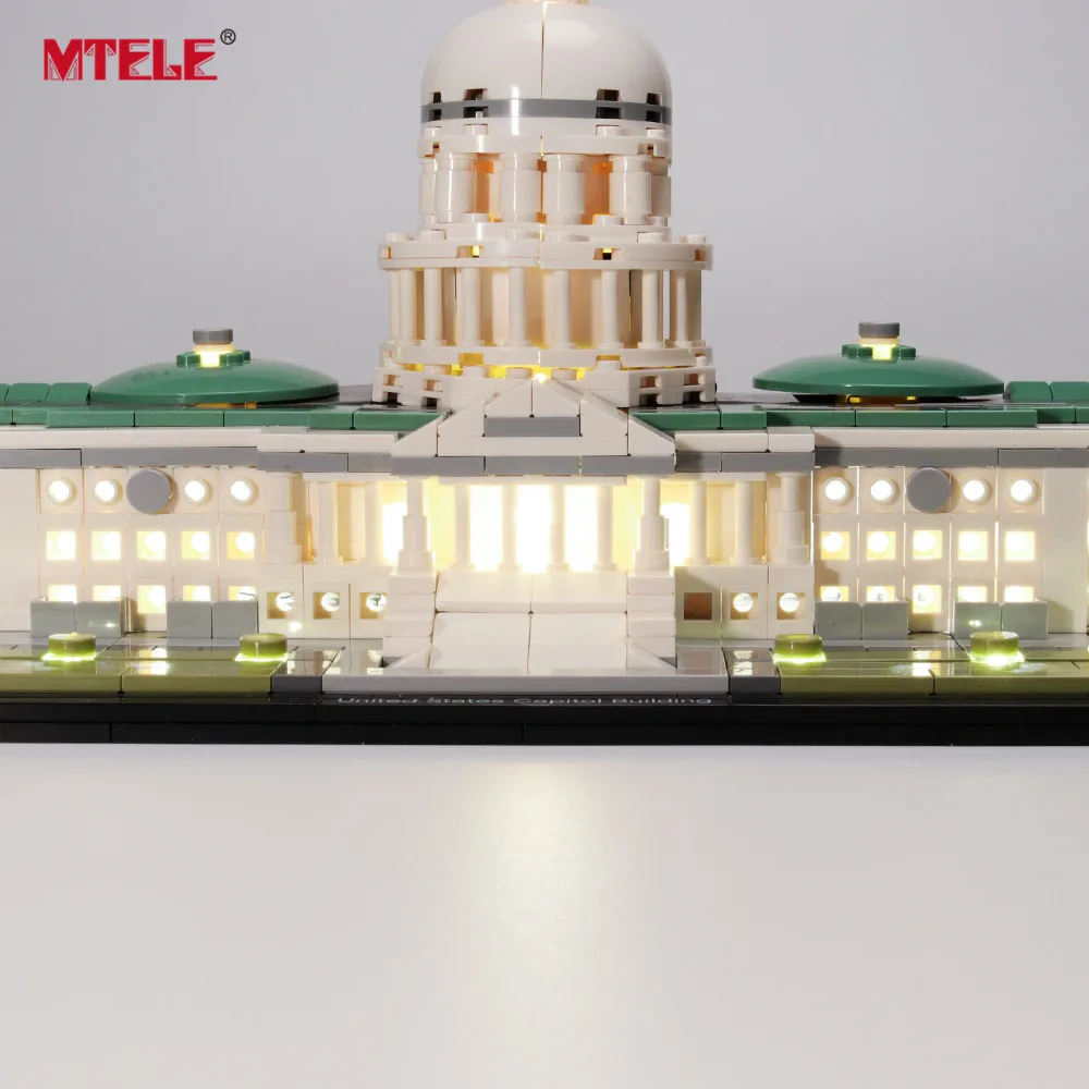 MTELE брендовый светодиодный светильник, комплект для архитектурного дизайна, американский Капитолий, светильник ing, комплект совместим с 21030(модель не входит в комплект