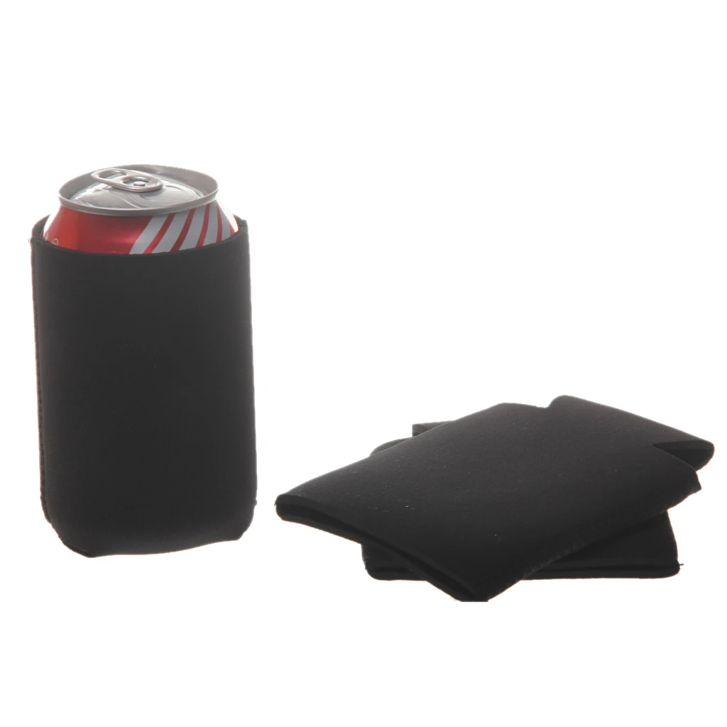 10pcs Beer Tin Can Cooler Sleeves Beer Bottle Holders Neoprene Favour