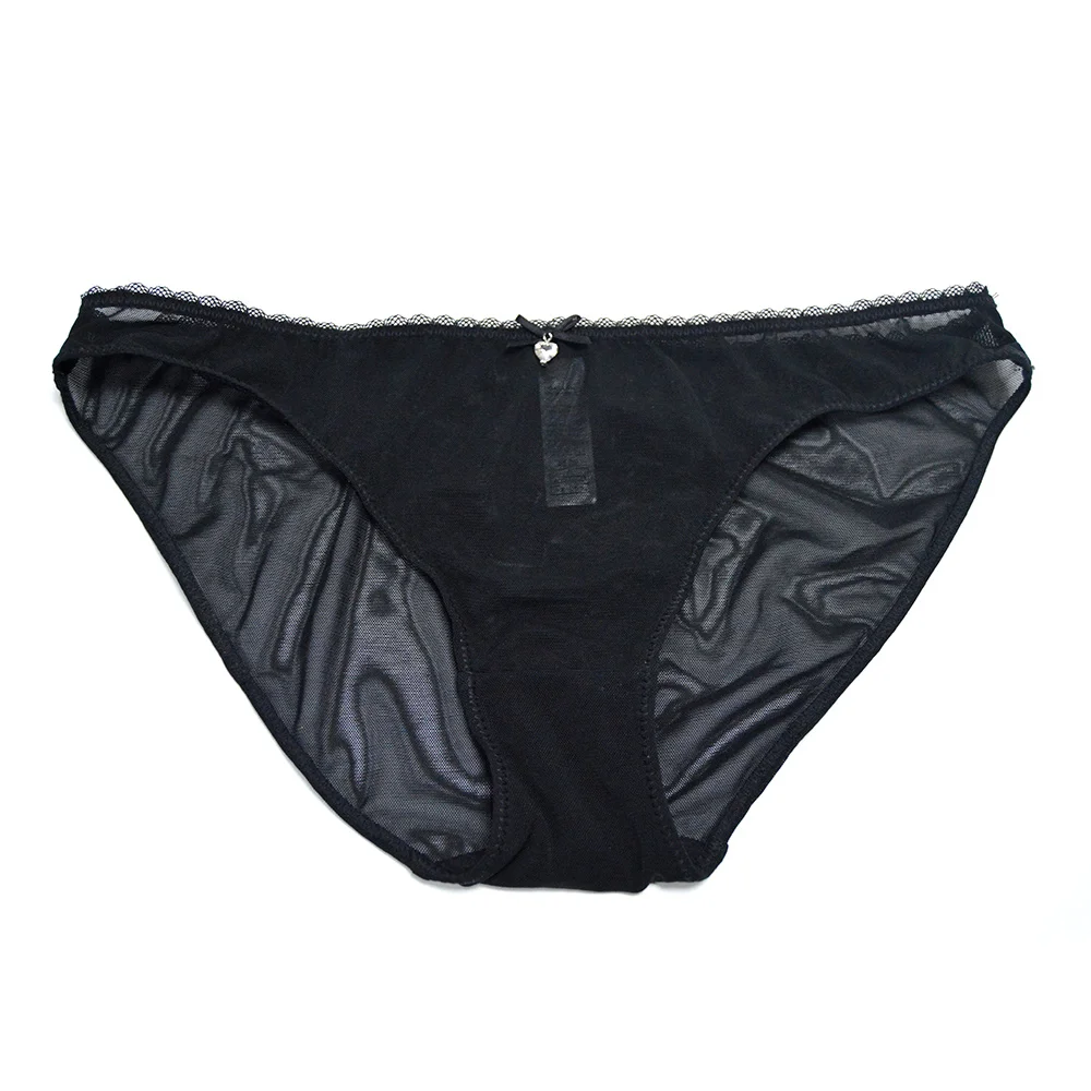 Transparent Women Ultra Thin Bra Panty Sales Separated Sexy Gauze