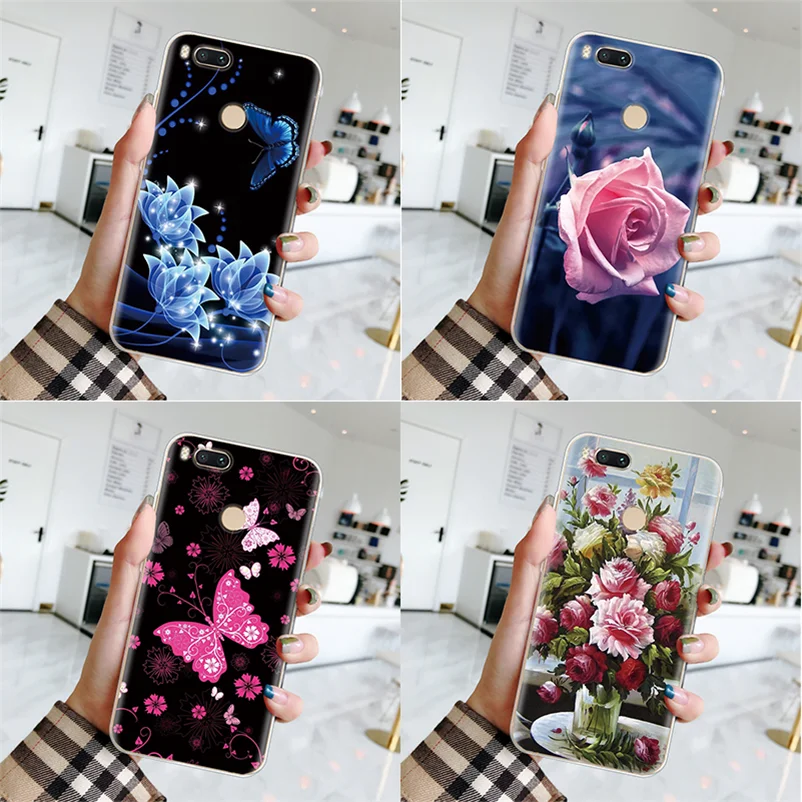 

TPU Florals Cover For Coque Xiaomi Redmi 7 Go S2 4X 3S 4A 5 Plus 6A K20 Note 3 4 5 4X 5A 6 7 Pro Fundas For Redmi K20 Pro Case