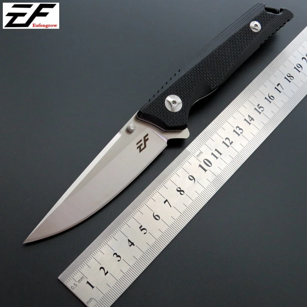 Продажа 2018 новые EF31 складной нож D2 лезвие шариковый подшипник + G10 ручка Открытый Охота Кемпинг Фрукты Нож EDC нож Карманный