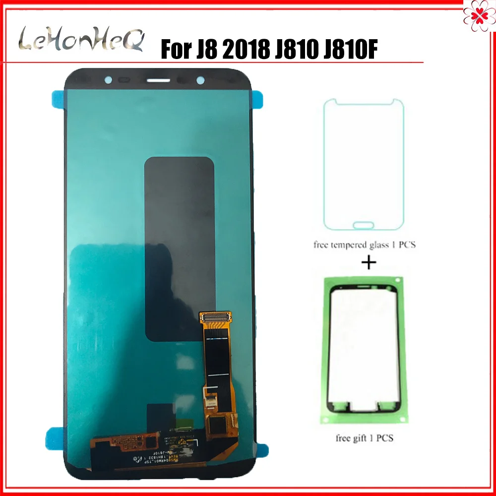 

OLED LCD For Samsung J8 2018 J810 LCD Display Touch Screen Digitizer For Samsung Galaxy J8 J810 J810F J810Y Assembly Replacement