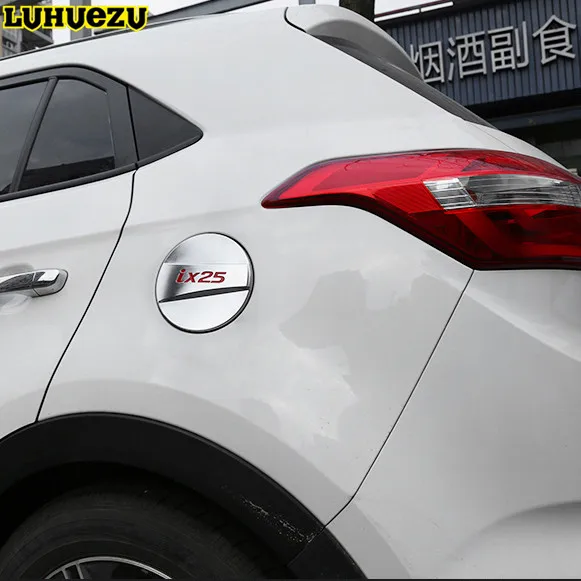 Крышка топливного бака Luhuezu хромированная крышка газового для Hyundai Creta IX25
