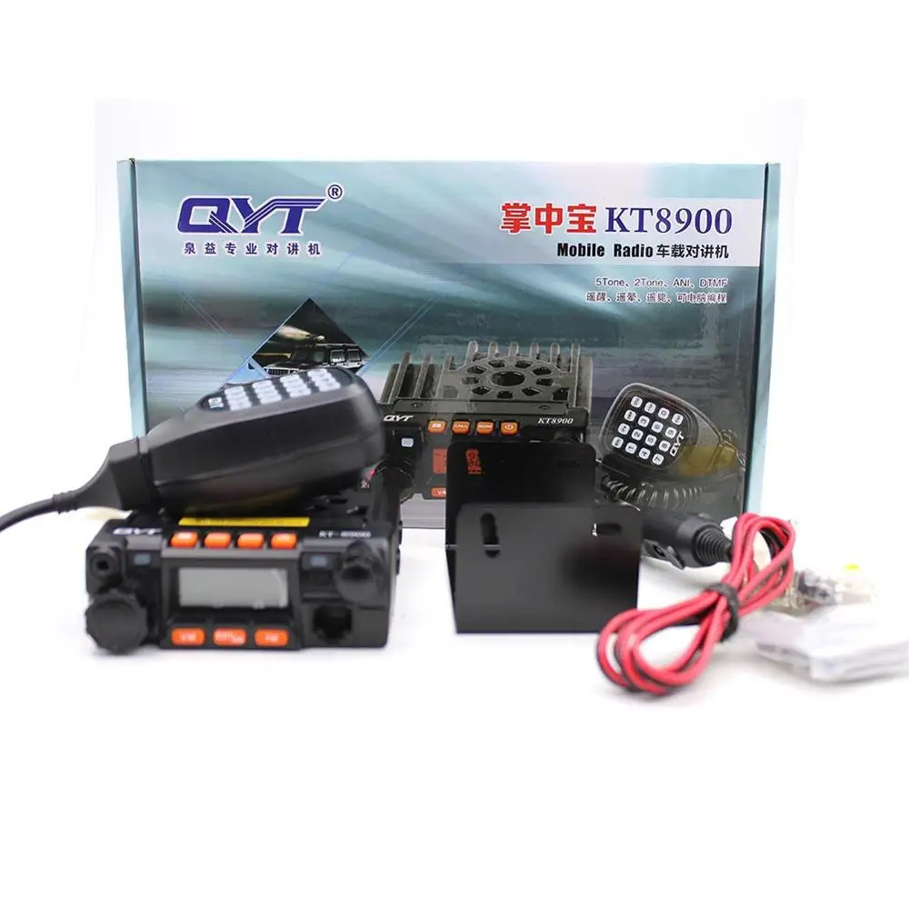 Классический QYT KT-8900 мини мобильное радио двухдиапазонный 136-174/400-480 МГц 25 Вт высокомощный приемопередатчик KT8900 Лучшая автомагнитолы
