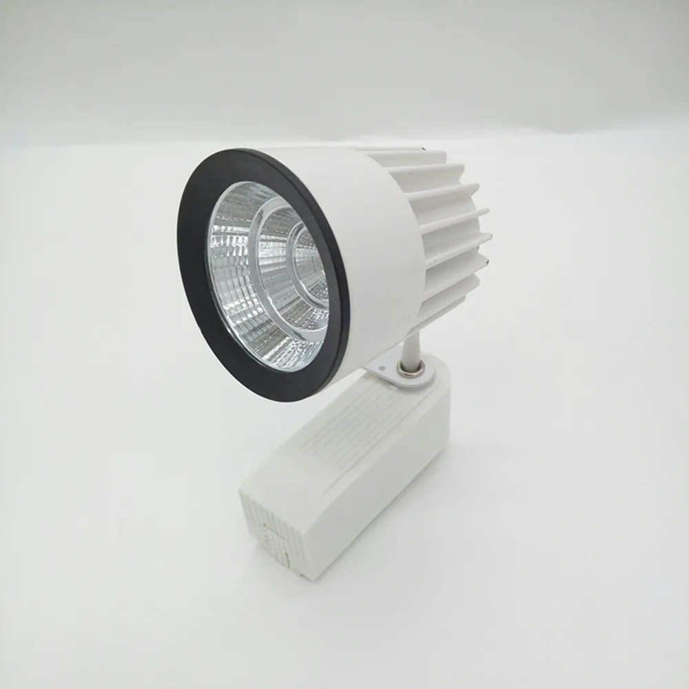 LED Track Light COB 15W Rail Lights For Kitchen Fixed Clothing Shoes Shops Stores Track Lighting 90-100lm/W Single Three