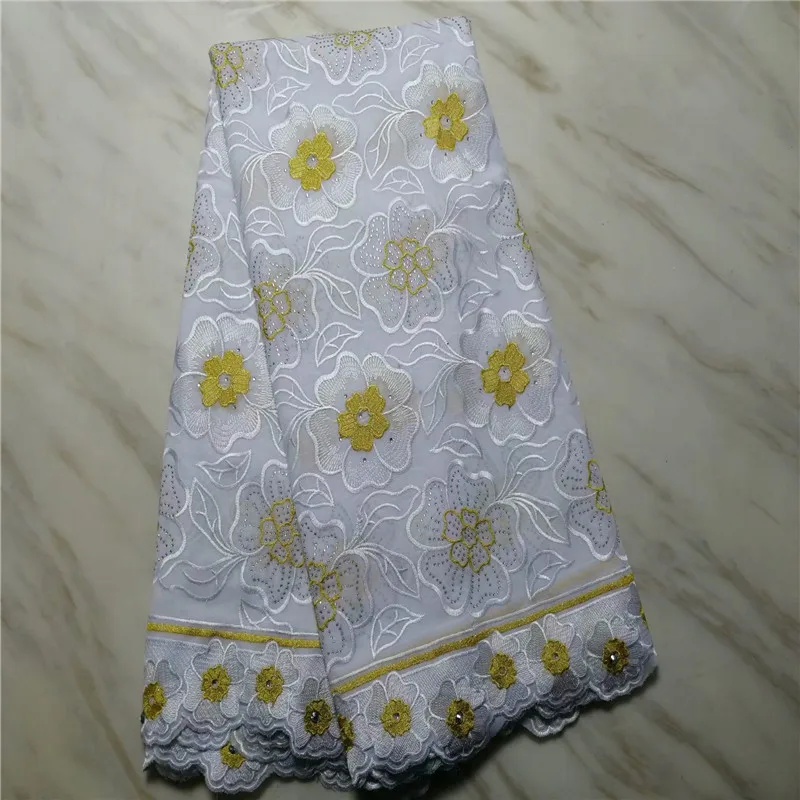 

New Design Swiss Voile Cotton Lace Fabric 2019 African Lace Fabric French Lace Fabric High Quality Dry Nigeria Laces Fabric