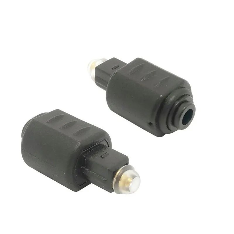 90 Degree Right Angle Toslink Digital Optical Jack to Plug Audio Adapter Lots US