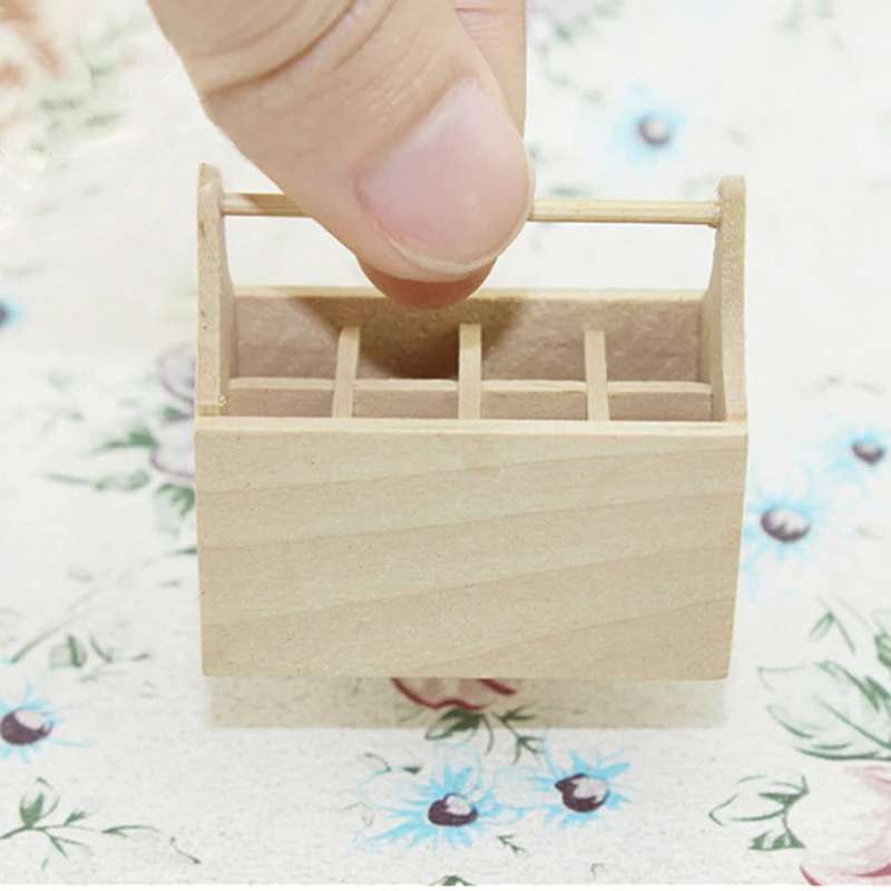

Miniature Dollhouse Wooden Toolkit Toolbox Furniture Toy Set Life Scenes 1/12 Scale Dolls Accessories Decor Model Toys