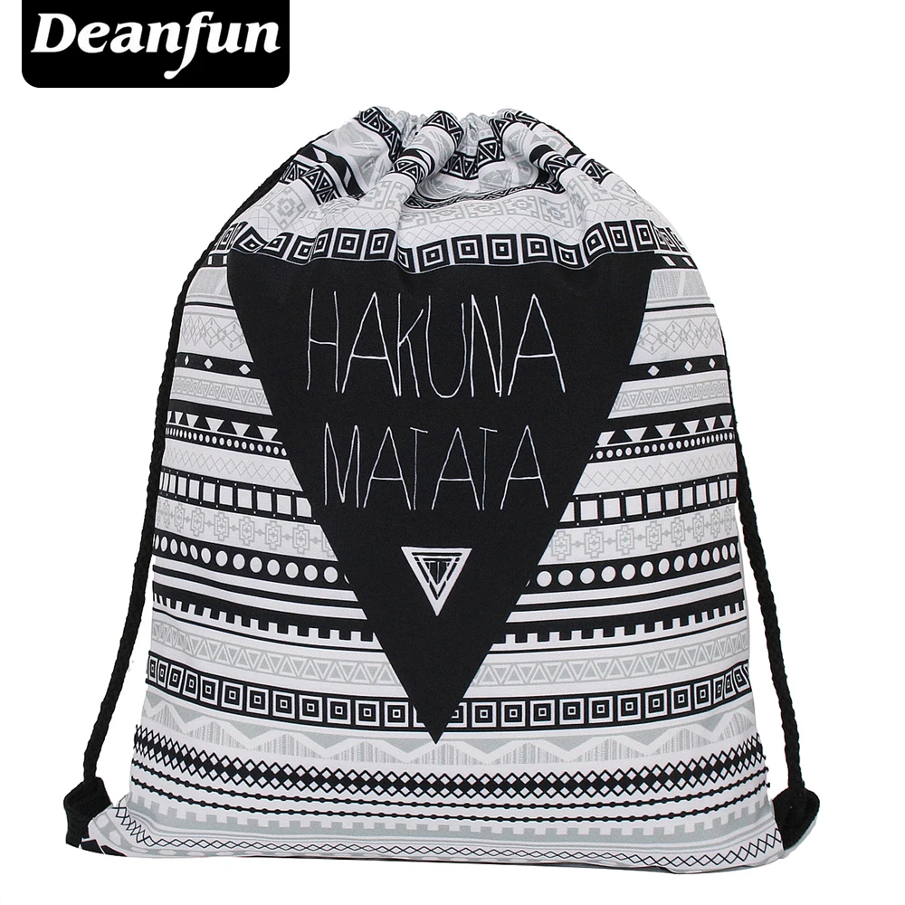 Deanfun, новая мода, escolar, рюкзак для путешествий, 3d принт, мягкий, мужской, женский, mochila feminina, harajuku, сумка на шнурке, s8