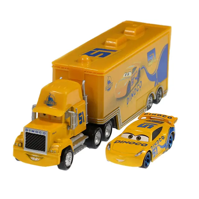 Disney Pixar Cars Dinico Cruz Ramirez Truck Trailer & Cars Neu Ohne Verpackung