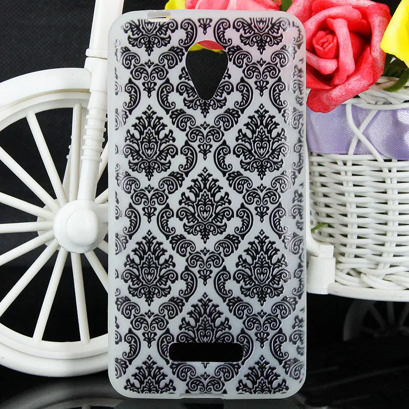 KOC-2169I_2_Luminous Ultra-thin Soft TPU Transparent Cover Case for Micromax Canvas Spark Q380  4.7 inch