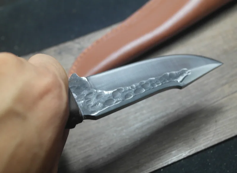 Высокое качество Дамасская сталь кованые прямой нож охотничий высокой твердости Открытый самообороны нож тактический армейский нож выживания