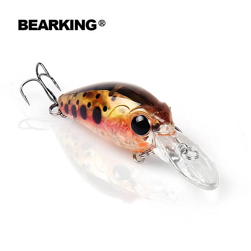 

Bearking Hot model 2017 professional fishing lures 10 colors minnow,crank 35mm/3.7g, depth 2.0m fishing tackle hard baits N