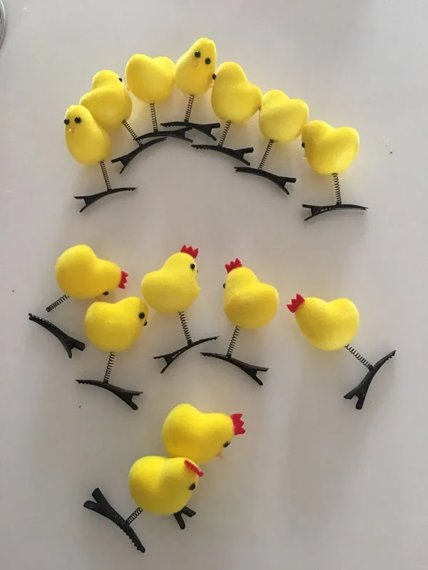 Little Yellow Chicken Hair Clip Fun Make up Decoration - Buyer's Showcase 4