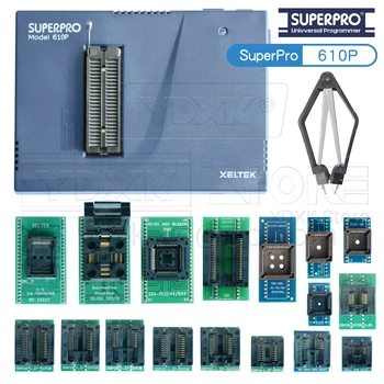 

Xeltek Superpro 610P with 18 Adapters Accessories High speed Device USB Universal Programmer IC Eprom Programmer
