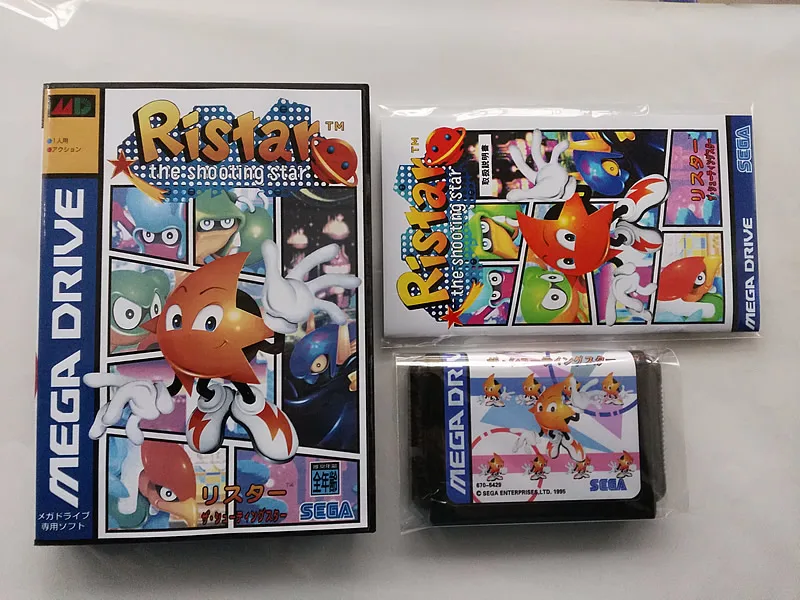 

MD Game : Ristar ( Japan Version!! box+manual+cartridge!! )