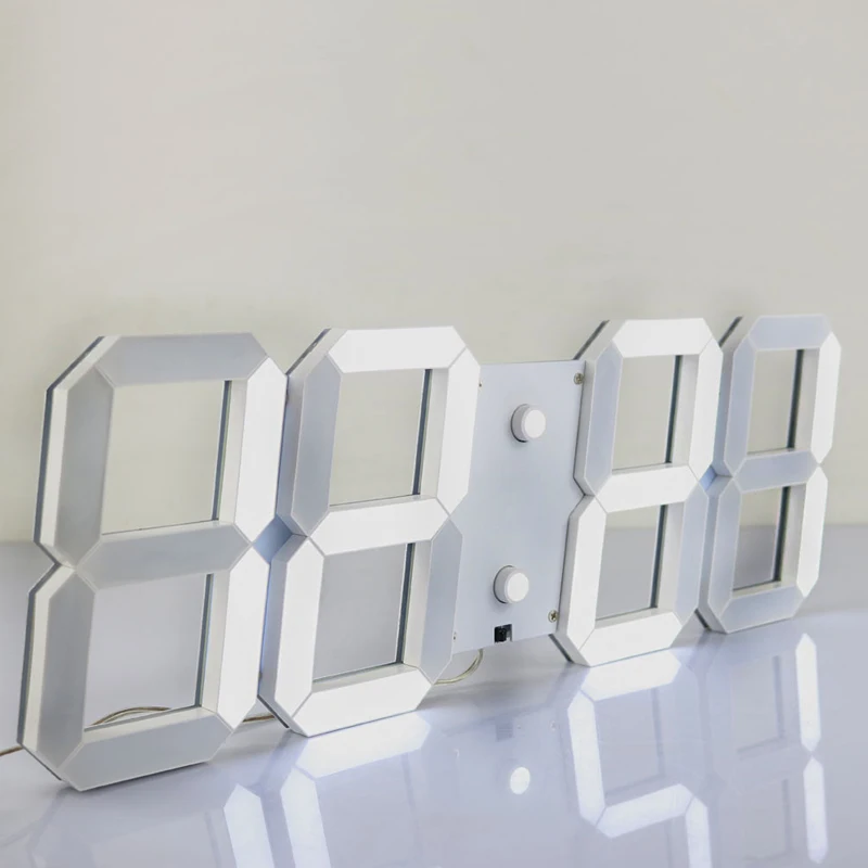 

KOSDA New platic clocks fashion watches 3d real big wall clock rushed mirror sticker diy living room decor free shipping