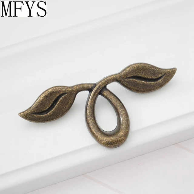 2 Dresser Pull Drawer Pulls Handles Antique Bronze Rustic 2 Dresser Pull Drawer Pulls Handles Antique Bronze Rustic Country Cabinet S Unique Leaf Furniture Hardware 50 Mm