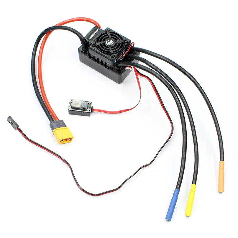Контроллер скорости Hobbywing EZRUN WP SC8 120A водонепроницаемый бесщеточный ESC для