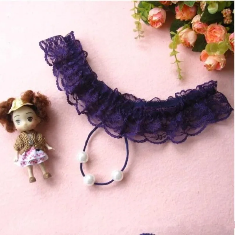Кружевное нижнее белье с низкой талией эротическое Babydoll открытой промежностью
