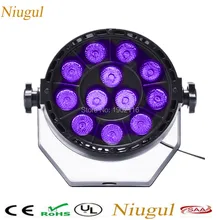 Niugul 36W LED PAR Light Violet LED Wall Wash Light for Stage KTV Party Disco Show purple DMX512 LED Flat PAR Lamp Led Spotlight