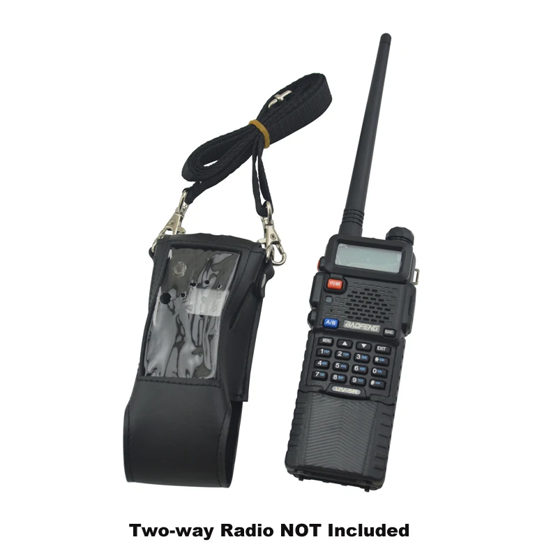 BAOFENG 5r иди и болтай walkie talkie “иди и мягкий кожаный чехол держатель для 3800 мАч Расширенная baofeng Радио UV-5R BF-UV5R UV-5RA UV-5RE