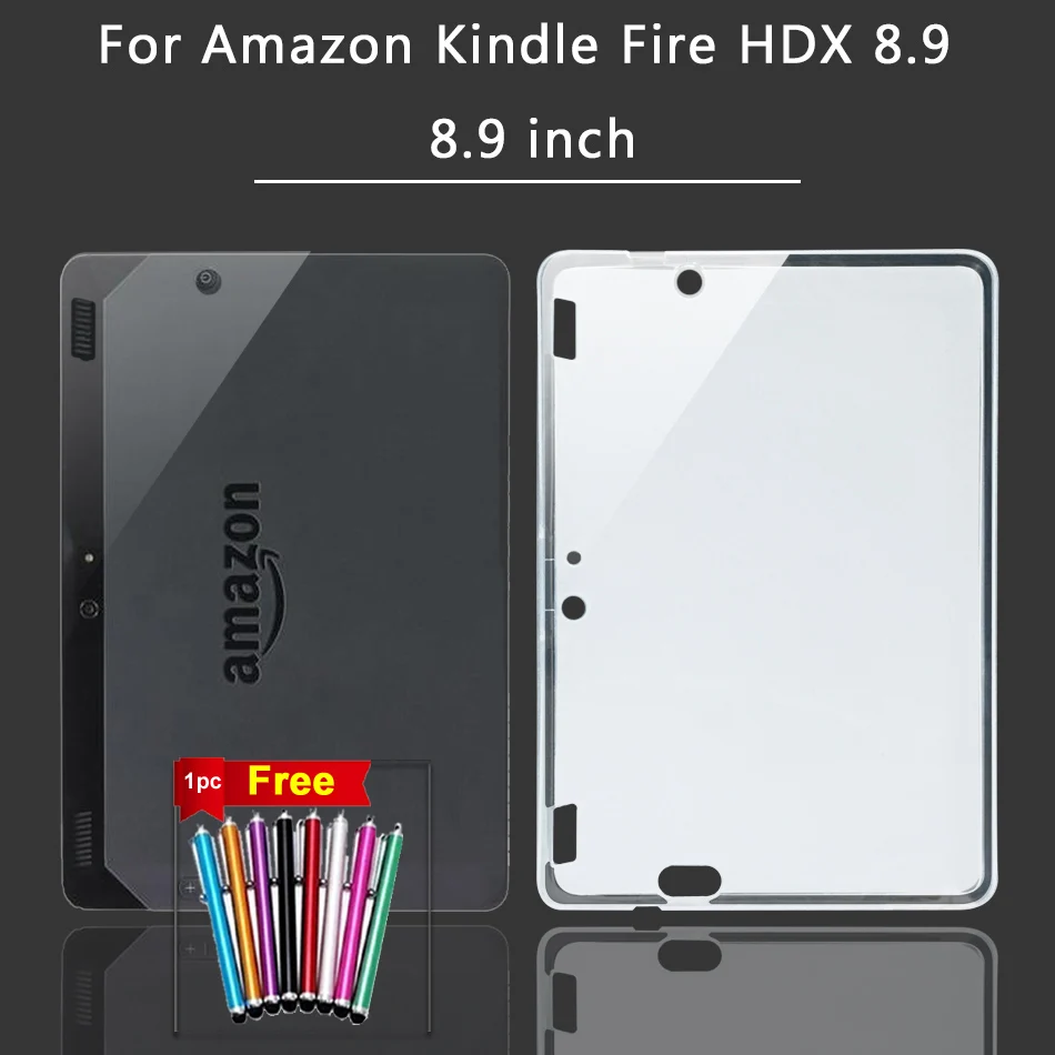 Классический мягкий чехол из ТПУ для Amazon Kindle Paperwhite 1 2 3 4 10th /Fire HD 7 8 10/Kindle Fire HDX 7 8,9 силиконовый чехол - Цвет: Kindle Fire HDX 8.9