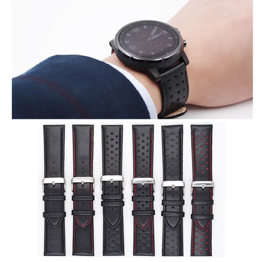 YUEDAER браслет из натуральной кожи ремешок для Xiaomi Amazfit Stratos 2 Pace часы ремешок для Xiaomi Huami Amazfit ремешок Bip 20 мм 22 мм