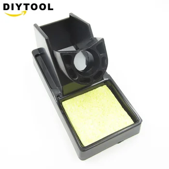 

Plastic Soldering Iron Stand Solder Base Welding Wire Holder with A Clean Sponge
