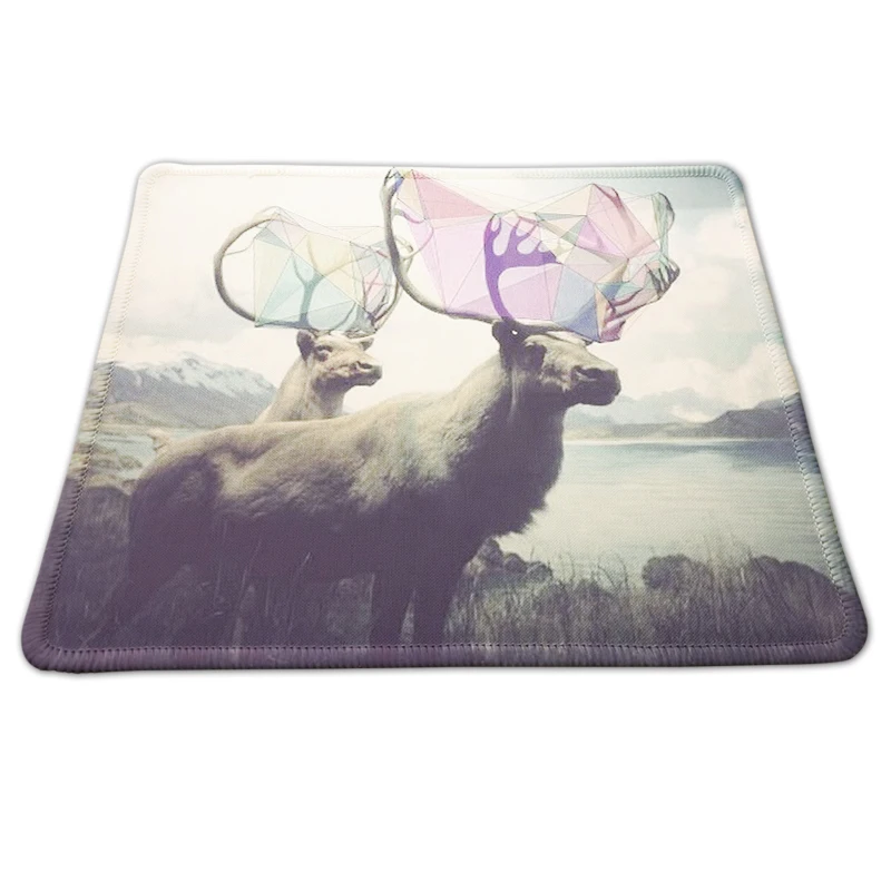 Customized Beautiful Printed Mousepad Anti Slip Optical Rubber Mousepad Gaming Computer