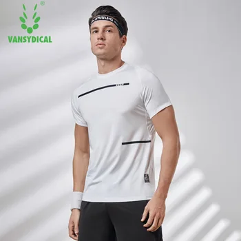 

New cotton sports men's fitness running bottoming T-shirt