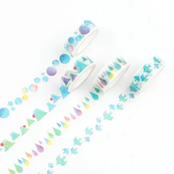 

1 pcs Watercolor series 1.5cm X 7m washi tape children DIY Diary decoration masking tape stationery scrapbooking tools