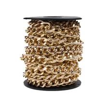 2 м/лот 8*11,5*2 мм золото/серебро/розовое золото оптом алюминиевая цепочка ожерелье ювелирные изделия материалы DIY