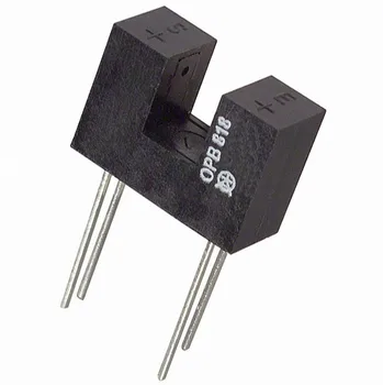 

10PCS/LOT OPB818 SENSOR OPTO SLOT 5.33MM TRANS THRU
