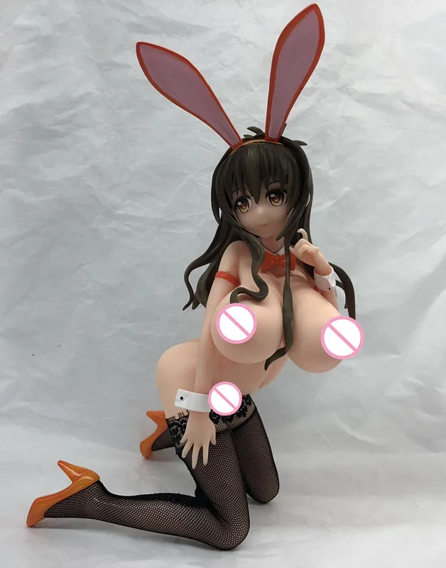 Flash Deal japanese anime action figures To LOVEru Darkness - Yuuki Mikan  huge boobs huge breasts Naked 1/6 anime girl figure 2
