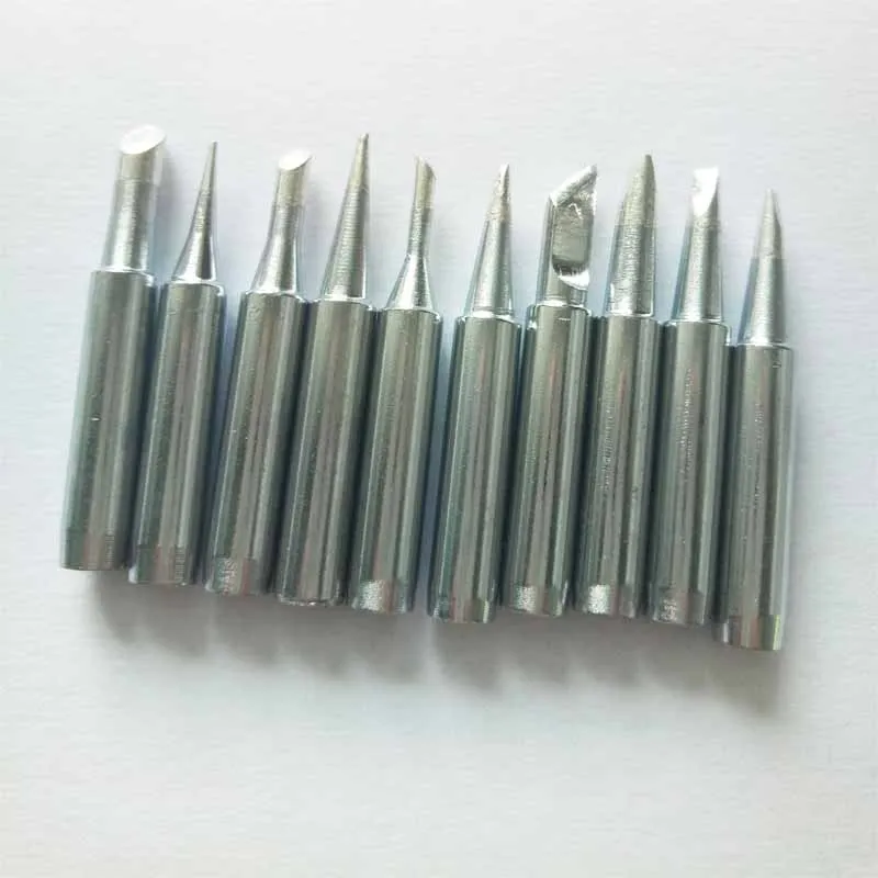 Soldering Iron Tips 10pcs 900M Welding tools and accessories Electric iron 907 852D 898D 936d E60wt E90wt Lead-Free Welding tips (4)