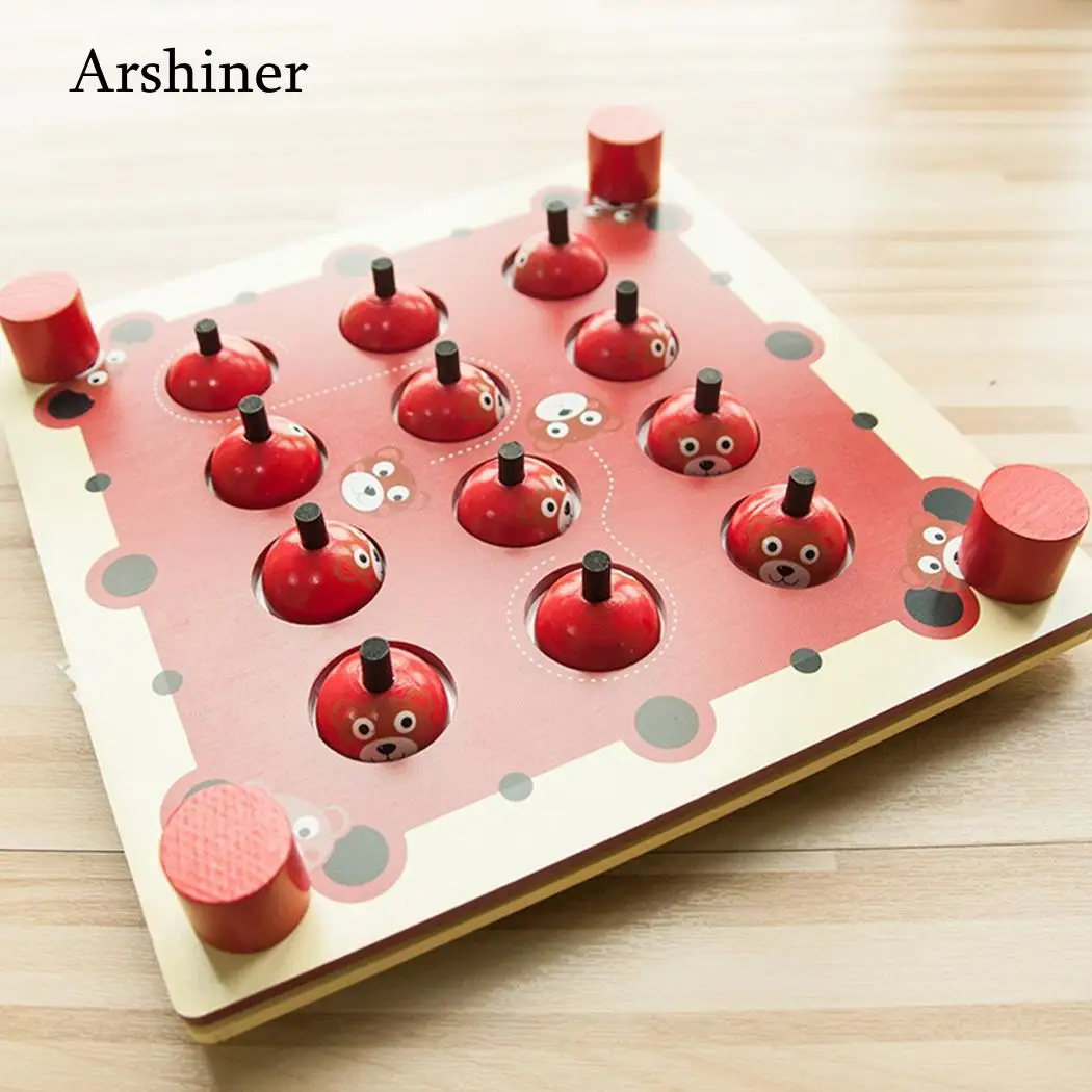 Wooden Hot Selling Bear Memory Chess Memory Matching Game desktop toys parent-Child interactive children's educational toys Wooden Hot Selling Bear Memory Chess Memory Matching Game desktop toys parent-Child interactive children's educational toys