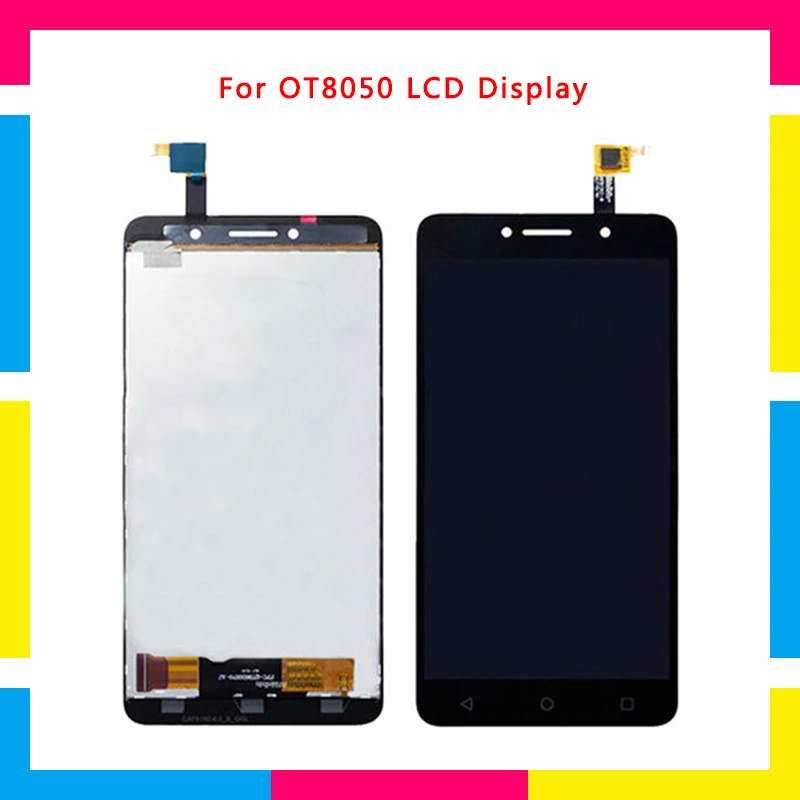 

5pcs LCD Display Screen With Touch Screen Digitizer Assembly For Alcatel One Touch Pixi 4 OT-8050D OT8050 8050 Replacement