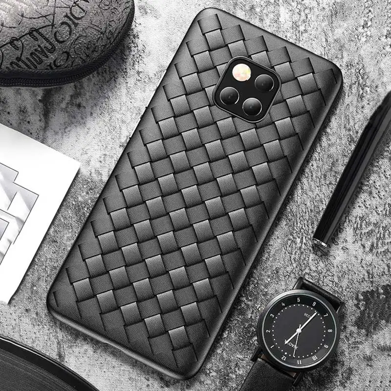 Luxury Grid Case For Huawei Mate20 mate10 Pro Lite Honor 9 10 honor Play 8X Ultra Thin Silicon Phone Cases |