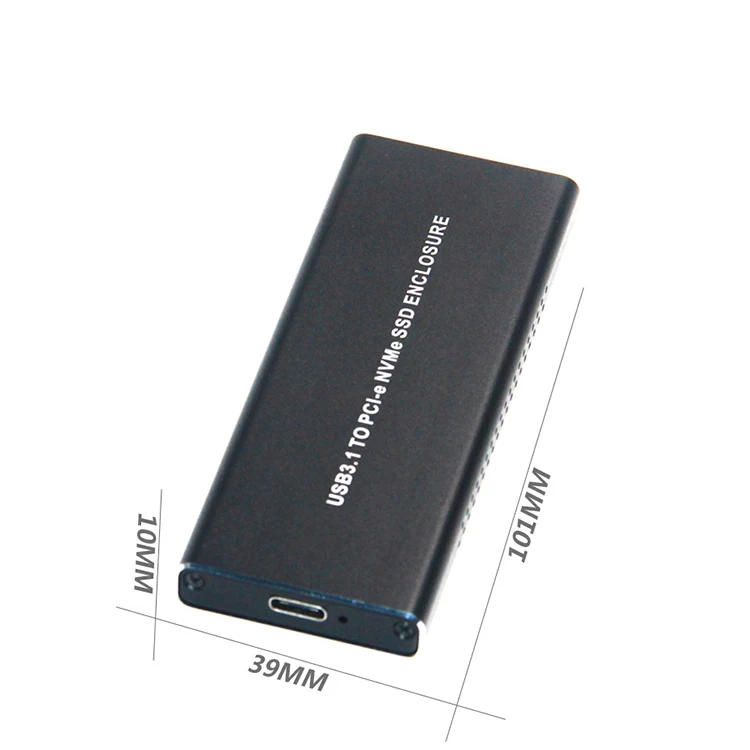 M2 NVME PCI Express SSD HDD корпус USB3.1 Тип c M ключ PCIe 3,0 4x NGFF Портативный чехол для samsung 970 Pro 960 EVO