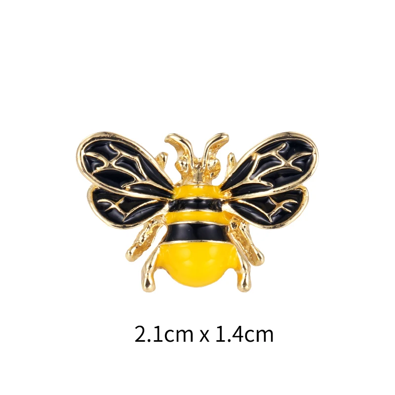 Baiduqiandu Новое поступление эмалированные насекомые шпильки в виде пчелы и броши для одежды или сумки/шляпы и т. Д