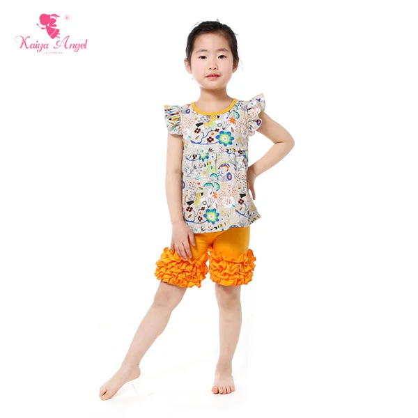 Hot Sale Farm Baby Girl Clothes T Shirts Shorts 2 Pcs Suit Toddler ...