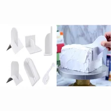 Шпатель для торта гладкой Инструменты Набор для работы с мастикой «сделай сам» приспособления для выпечки формы поверхности кулинарный шпатель для кекса декоратора