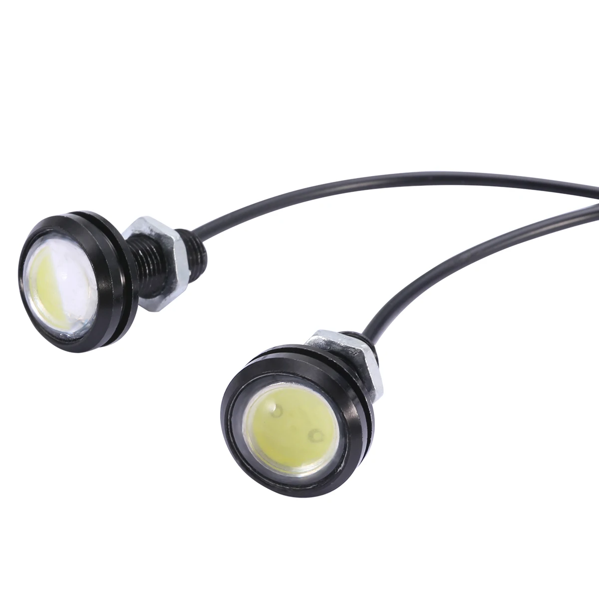 

2pcs 23mm Eagle Eye LED Car DRL Daytime Running Fog Tail Reverse Turn Signal Backup Corner Stop Parking Light Lamp White