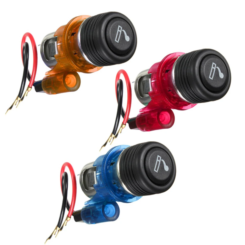 

12V Universal Car Boat Motorcycle Cigarette Lighter Power Socket Plug Auto Accessories Cigar Lighter Car Styling Parts