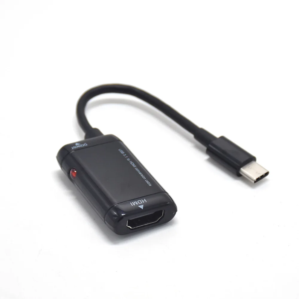 Кабель-адаптер USB 3,1 C type-C к HDMI для samsung huawei Xiaomi для смартфона type-C