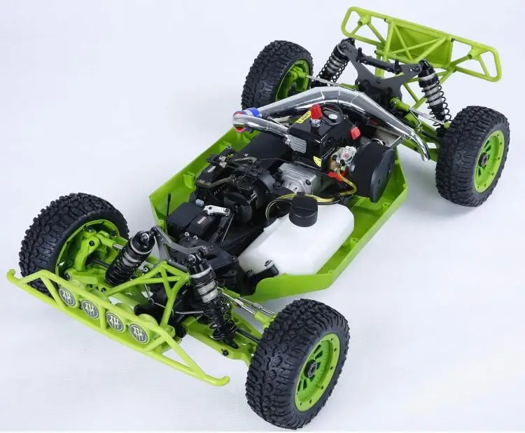 Новый полностью нилон версия красный/зеленый цвет 1/5 RC газ внедорожник 4x4 36cc