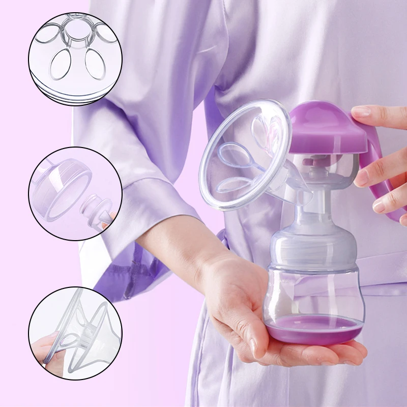 ZIMEITU ручные молокоотсосы бутылочка для грудного вскармливания BPA бесплатно